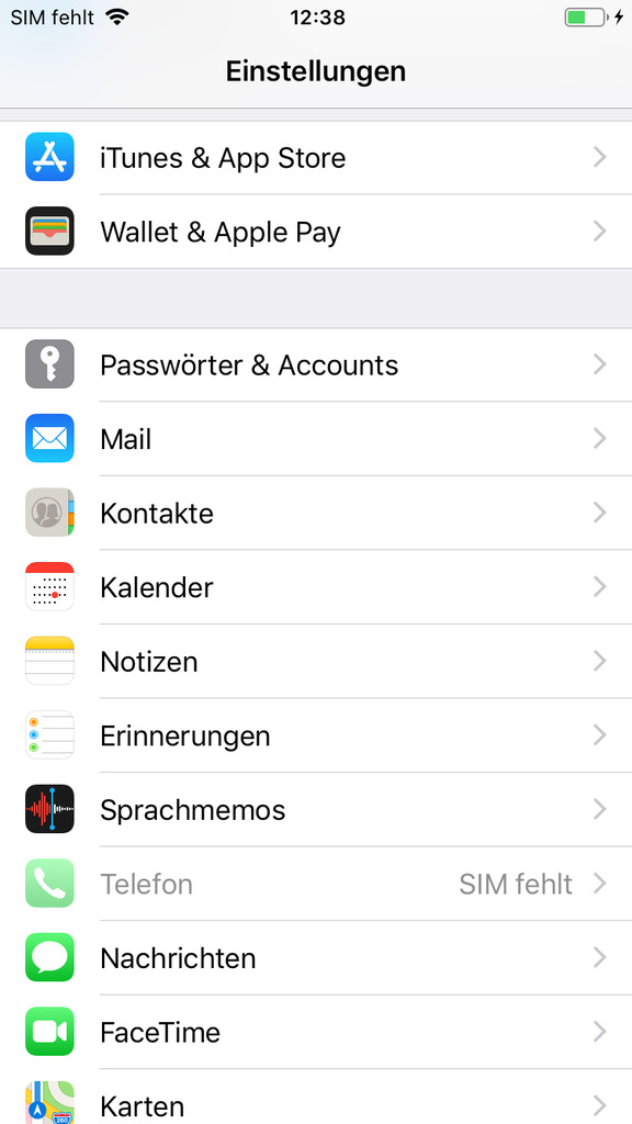 Einstellungen iPhone Kalender Einstellungen iPhone Kalender