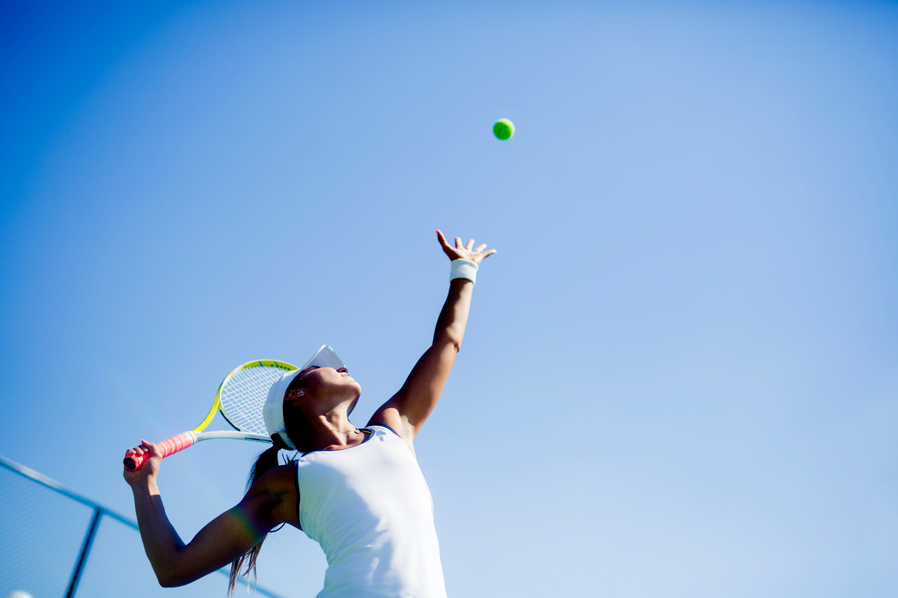 A tennis serve A tennis serve
