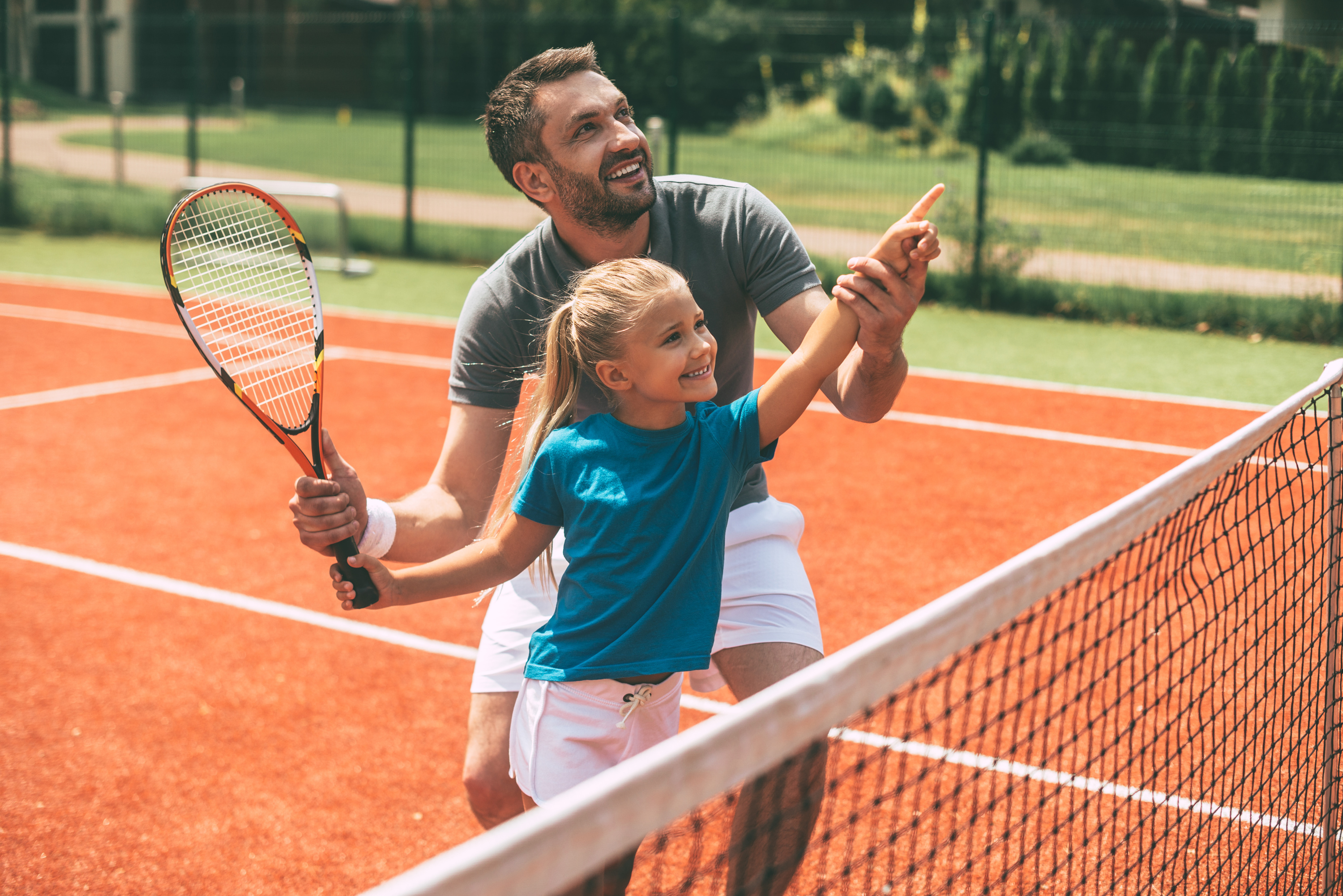 Teaching kids tennis Teaching kids tennis